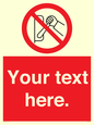 PM5205: Custom Do Not Operate Sign
