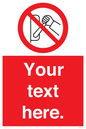 PM5205: Custom Do Not Operate Sign