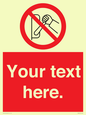 PM5205: Custom Do Not Operate Sign
