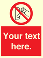 PM5205: Custom Do Not Operate Sign