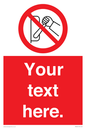 PM5205: Custom Do Not Operate Sign