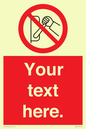 PM5205: Custom Do Not Operate Sign