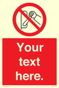 PM5205: Custom Do Not Operate Sign