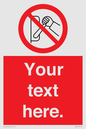 PM5205: Custom Do Not Operate Sign