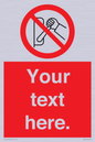 PM5205: Custom Do Not Operate Sign