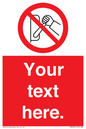 PM5205: Custom Do Not Operate Sign