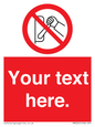 PM5205: Custom Do Not Operate Sign