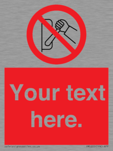 PM5205: Custom Do Not Operate Sign