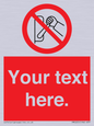 PM5205: Custom Do Not Operate Sign