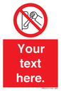 PM5205: Custom Do Not Operate Sign
