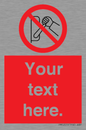 PM5205: Custom Do Not Operate Sign
