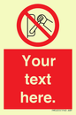 PM5205: Custom Do Not Operate Sign