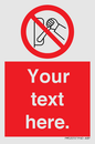 PM5205: Custom Do Not Operate Sign