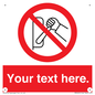 PM5205: Custom Do Not Operate Sign