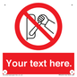 PM5205: Custom Do Not Operate Sign