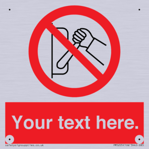 PM5205: Custom Do Not Operate Sign