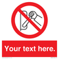 PM5205: Custom Do Not Operate Sign