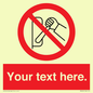 PM5205: Custom Do Not Operate Sign