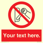 PM5205: Custom Do Not Operate Sign