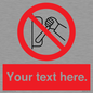 PM5205: Custom Do Not Operate Sign