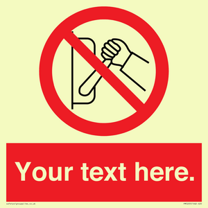 PM5205: Custom Do Not Operate Sign
