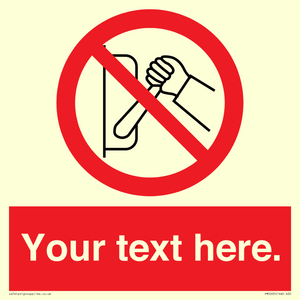 PM5205: Custom Do Not Operate Sign