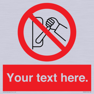 PM5205: Custom Do Not Operate Sign