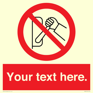 PM5205: Custom Do Not Operate Sign