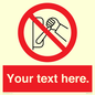 PM5205: Custom Do Not Operate Sign