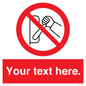 PM5205: Custom Do Not Operate Sign