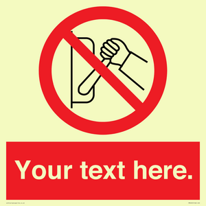 PM5205: Custom Do Not Operate Sign