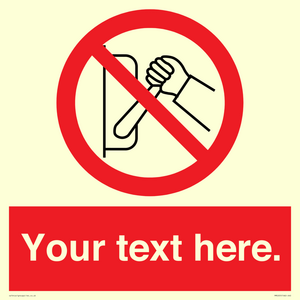PM5205: Custom Do Not Operate Sign