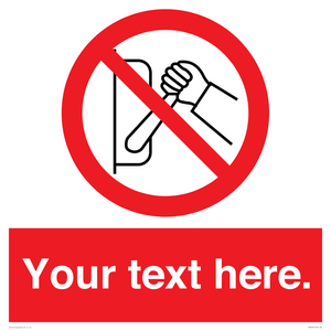 PM5205: Custom Do Not Operate Sign