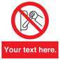 PM5205: Custom Do Not Operate Sign