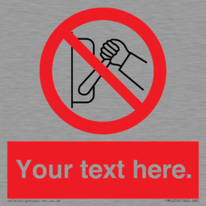 PM5205: Custom Do Not Operate Sign