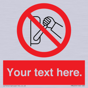 PM5205: Custom Do Not Operate Sign