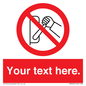 PM5205: Custom Do Not Operate Sign