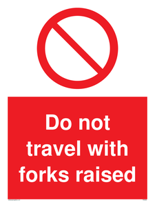 PM5266: Do not travel with forks raised