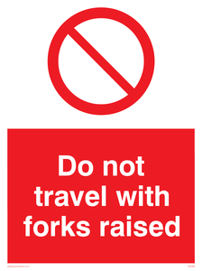 PM5266: Do not travel with forks raised