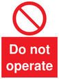 PM5349: Do not operate