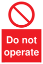 PM5349: Do not operate