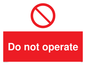 PM5349: Do not operate