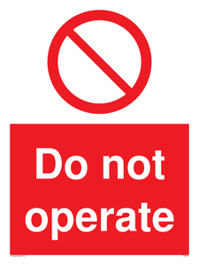 PM5349: Do not operate