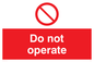 PM5349: Do not operate