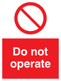 PM5349: Do not operate