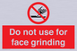 PM7646: Do not use for face grinding