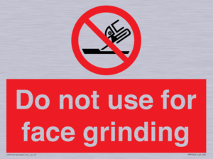 PM7646: Do not use for face grinding