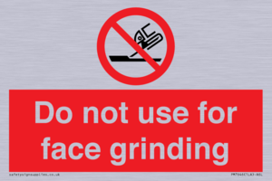 PM7646: Do not use for face grinding