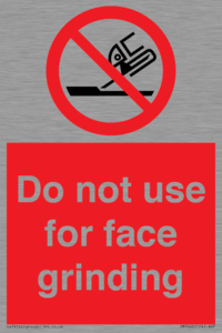 PM7646: Do not use for face grinding