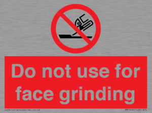 PM7646: Do not use for face grinding